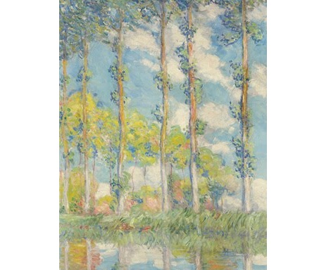 Les Peupliers by Monet