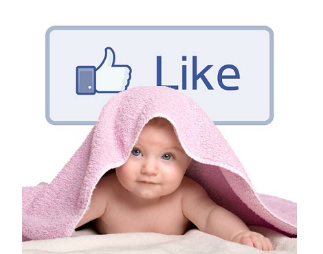 Facebook Like baby